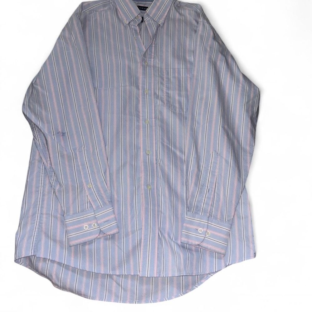 Chaps Men's Multicolor Striped Button Down Shirt